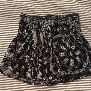 FP Movement by Free People Black and White Patterned Shorts